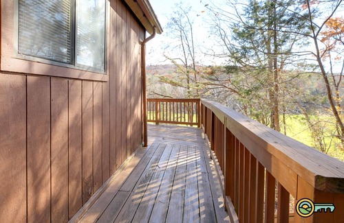 Basye Ski Chalet | Mountain Chalet (#8) - Convenient to local dining | Great view of Resort's lush diving range!