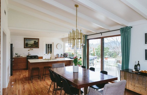 Canton House | Mountain Midcentury Stunner w/Blue Ridge Views + Hot Tub + Fire Pit