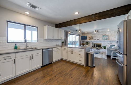 Midway House | Mountain Trio : !VIEWS! Heated Pool & Spacious!