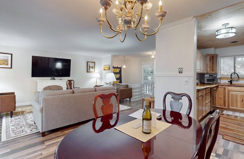 Sapphire Condo | Mountain-view condo with pools, hot tub, sauna, tennis, game room, & balcony