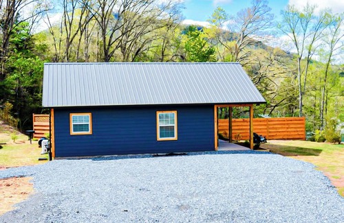Bryson City Cabin | Mountain Views, Hot Tub & More — The Blue Moose Cabin Just Minutes from Town!