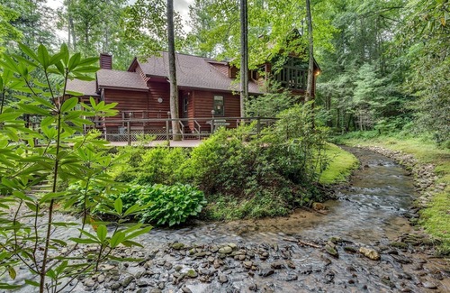 Ellijay Cabin | Mountain Waters - Serene Stream, Chef's Dream Kitchen,Dog Friendly, Excellent WI