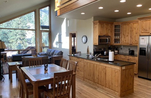 Estes Park House | Mtn Masterpiece on the river w/views, deck, 1mi RMNP, 5min dwtn, well appointed