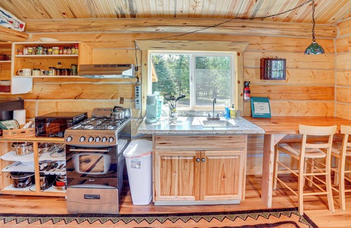 Trout Creek Apartment | Mtn Views & Fireplace: Cozy Trout Creek Tiny Home