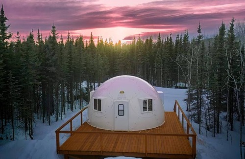 Pleasant Valley Villa | Mulchatna Igloo: Reindeer Walking Path and Aurora