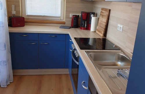 Norddeich Apartment | "Muschelperle"-close to the beach-EG-barrier-free-2 DSZ-2 Terras-dogs-question-fenced