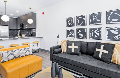 Rolling Mill Hill Condo | Muse | Contemporary 5th-floor condo with fast WiFi, gym & great location