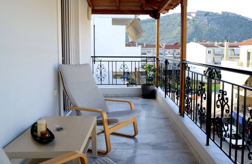 Nafplion City Centre Apartment | My Place is a modern 3rd floor apartment, located in the New Town