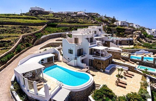 Glastros Villa | My Rental Homes - Villa Arthemisia with private pool and different level terraces