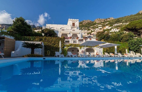 Praiano Villa | My Rental Homes - Villa Desideria private heated pool, sea view, air conditioning