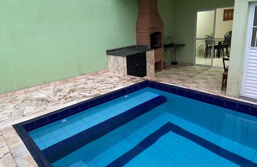 Mongagua House | N16 Beautiful beach house with pool in Itanhaém, right on the sand