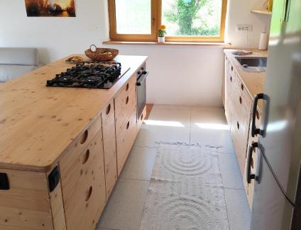 Ig Apartment | Naravna lesena hiša v naravi z lastnim vrtom