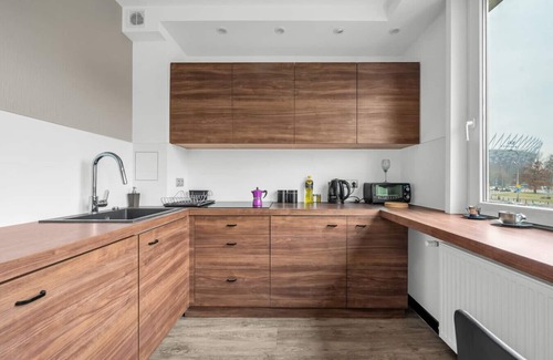 Saska Kepa Apartment | National Stadium Studio - Metro Nearby - by Rentujemy