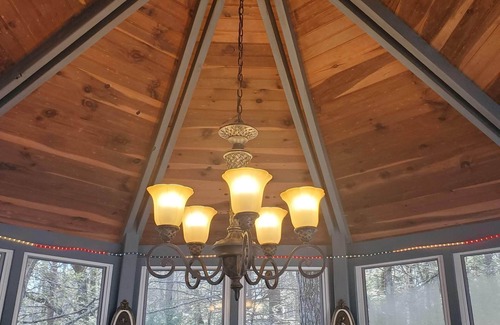 West Simsbury House | Nature House Water View Large Deck 2 story Gazebo 2 bed 2 bath