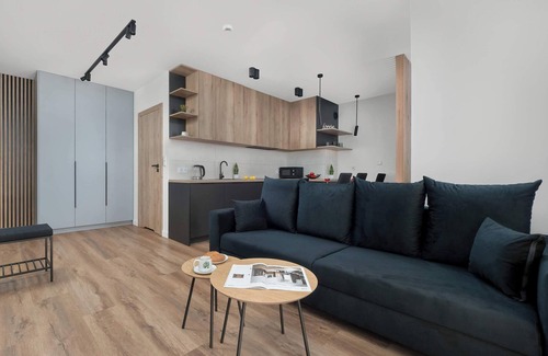 Srodmiescie Apartment | Nawrot 34 | Łódź | Atmospheric Studio | Smart TV