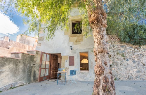 Cruilles House | Near Beaches, Chic, Stylish Stone Cottage in Medieval Village, Lush Countryside