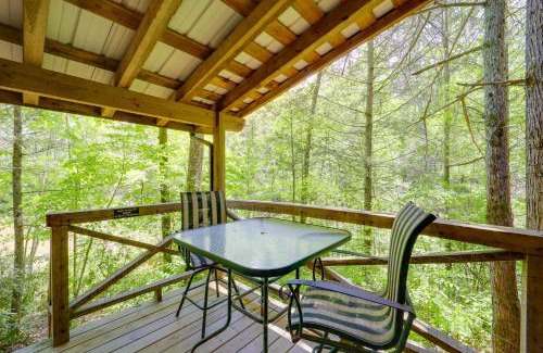 Vein Mountain House | Near Lake Lure Quiet Cabin with Deck and Trail Access
