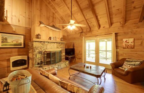 Vein Mountain House | Near Lake Lure Quiet Cabin with Deck and Trail Access