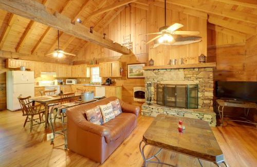 Vein Mountain House | Near Lake Lure Quiet Cabin with Deck and Trail Access