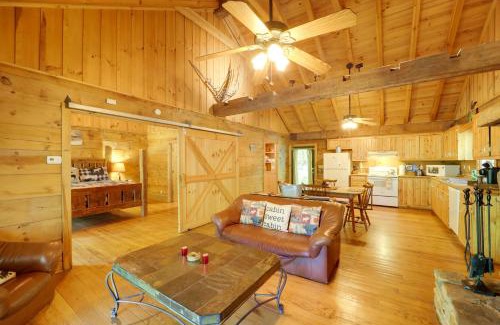 Vein Mountain House | Near Lake Lure Quiet Cabin with Deck and Trail Access