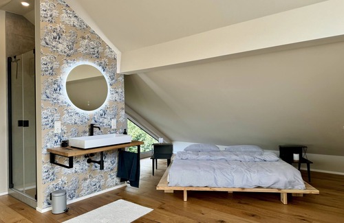 Zummeterhof Apartment | Neues Dachgeschoss-loft mit Moselblick, Bootcharter