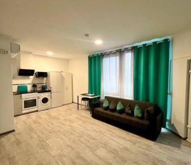 Freiberg am Neckar Apartment | Neuwertiges Apartment mit schnellem WLAN, Netflix, Glasfaser, Kostenlose Privatparkplatz auch für Transporter geeignet R25