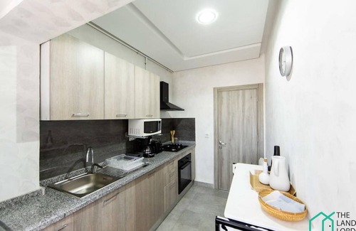 Ain Zaghouan Apartment | New 1bd with swimming pool 5mn to Lac & Carthage