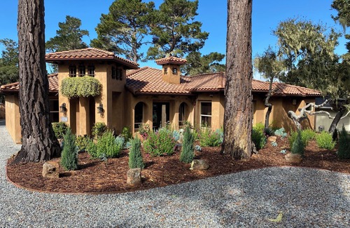 Del Monte Forest House | New 2,638 sf custom built Tuscan Style home in Pebble Beach.