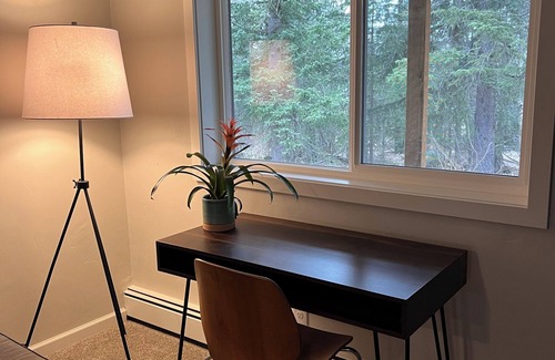 Mid-Hillside Apartment | New 2-bedroom Apt on 2.5 forested acres close to airport, downtown, and trails.