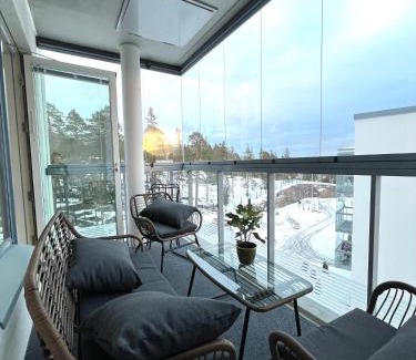 Espoo Apartment | New 2BR design home with sauna Espoo Park