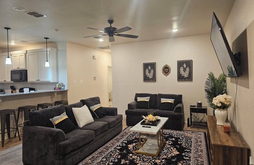North by Northwest House | New 3BR/2BA townhome in Northwest Lubbock, minutes from Texas Tech, hospitals,