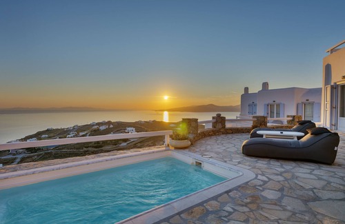 Faros Armenistis Villa | NEW AMAZING SEA VIEW VILLA AQUATA 2 BR Private Pool with hydromassage
