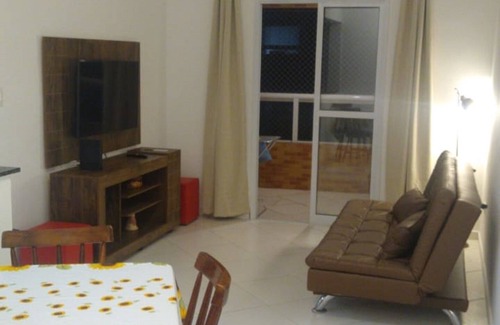Canto do Forte Apartment | New apartment in Canto do Forte with sea view, close to the beach