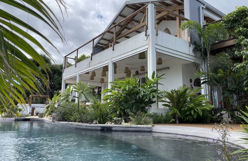 Maniron Apartment | New Apartment with large deck, pool and panoramic view; adults only