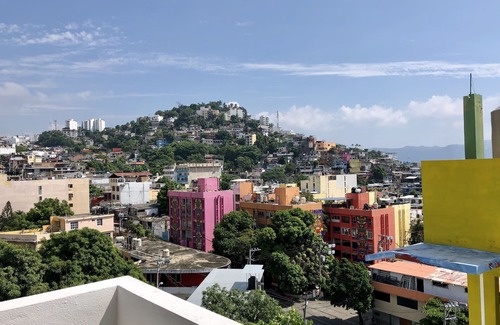 Acapulco Apartment | New! Balcony beach views, 10 min. to beach, family friendly! Near coffee shops!