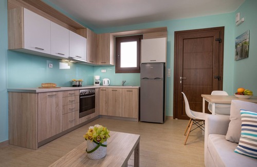 Mirthios Apartment | New built apartment 15 min walk from beach private terrace PANORAMIC seaview