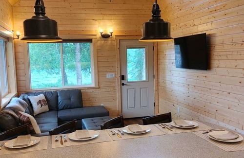 Soldotna Cabin | New Cabin and 150' of Private Kenai Riverfront fishing.