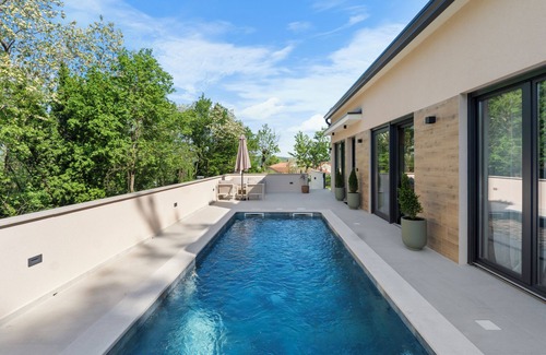 Sveta Katarina Villa | NEW Charming Villa Harmonia with Heated pool,Indoor Jacuzzi surrounded by nature