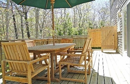 Edgartown House | New construction Edgartown home with AC, new furnishings, o/d shower, bike path.