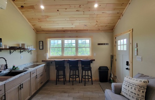 Oakland Cabin | NEW Cozy Cabin located in Oakland tucked away in a peaceful wooded scene.