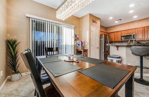 Anthem House | NEW! Cozy desert getaway with private backyard and seasonal pool!