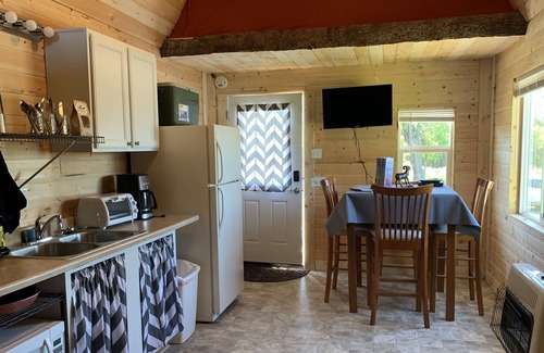 Clam Gulch Cabin | NEW Cute Cabin with Cook Inlet, ocean, Mt Redoubt View