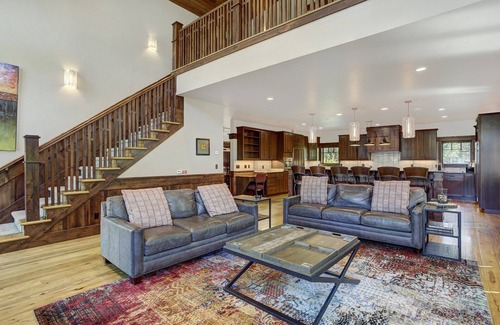 Christie Heights House | NEW Double Diamond Lodge by the Nordic Ski Trails! Luxury, Views, XBOX, Foosball, Billiards