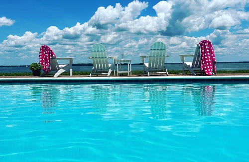 Cambridge House | NEW! Gorgeous Waterfront Estate with Saltwater pool, beach and dock
