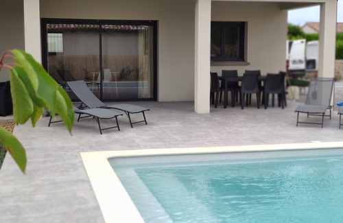 Vallon-Pont-d'Arc Villa | New House with private Swimming pool & air conditionned