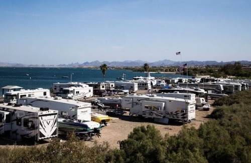 Lake Havasu City Cabin | NEW! Lake Havasu Cabin Mtn&Lake Views, Free Boat Launch. Pool&hot tub free beach