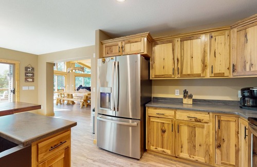 Three Lakes House | NEW lakefront escape with dock, game room, kayaks, 2 master suites & large deck