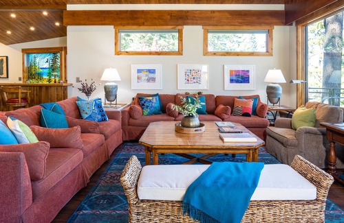 Tahoma House | NEW - LAKEFRONT West Shore Tahoe Estate w/ PRIVATE BEACH - 31 Day Minimum