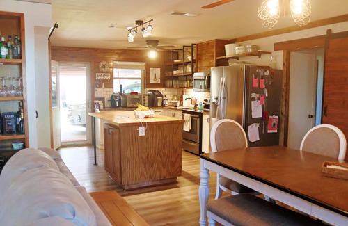 Cedar Creek Reservoir House | New Listing-2 Houses one level, Waterfront on Cove, Dock, Firepit, Game Room