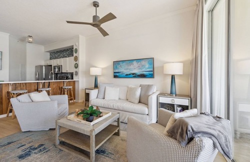 Seagrove Beach Condo | New Listing! Gulf and Pool Views! Community Amenities! Private Beach Access! Elevator!
